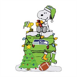 Seattle Seahawks Snoopy Christmas,NFL Svg, Football Svg, Cricut File, Svg