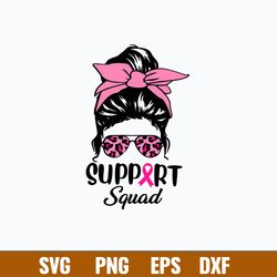 support squad messy bun svg, messy bun svg, png dxf eps file