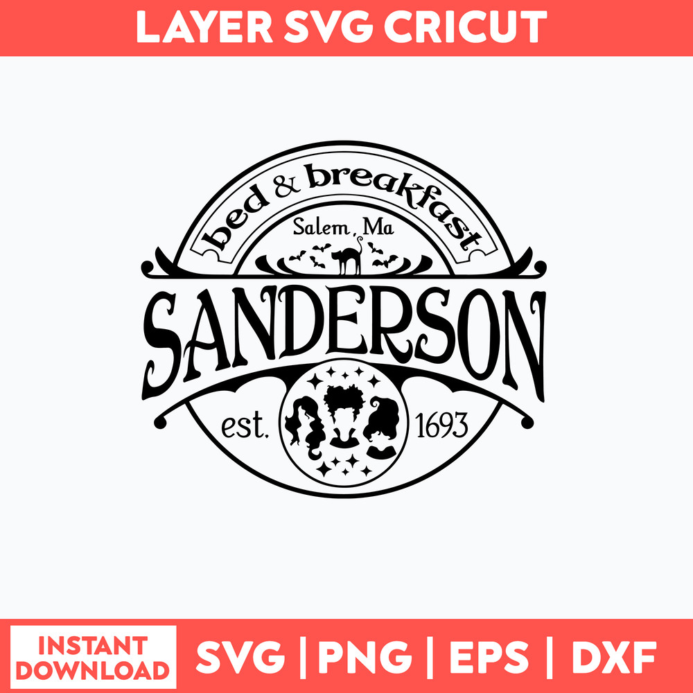 Sanderson Bed And Breakfast Svg, Png Dxf Eps File.jpg