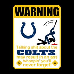 Funny Warning Indianapolis Colts Svg, Sport Svg, Football Svg, Football Teams Svg, NFL Svg, Indianapolis Colts Svg, Colt