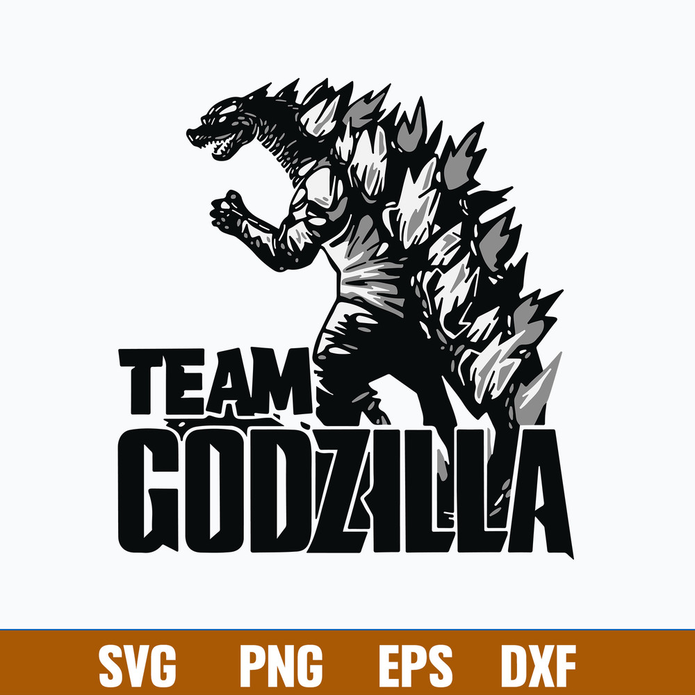 Team Godzilla Svg, Godzilla Vs Kong Svg, Godzilla Svg, Png Dxf Eps File.jpg