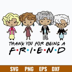 thank you for being friend svg, friend svg, png dxf eps file