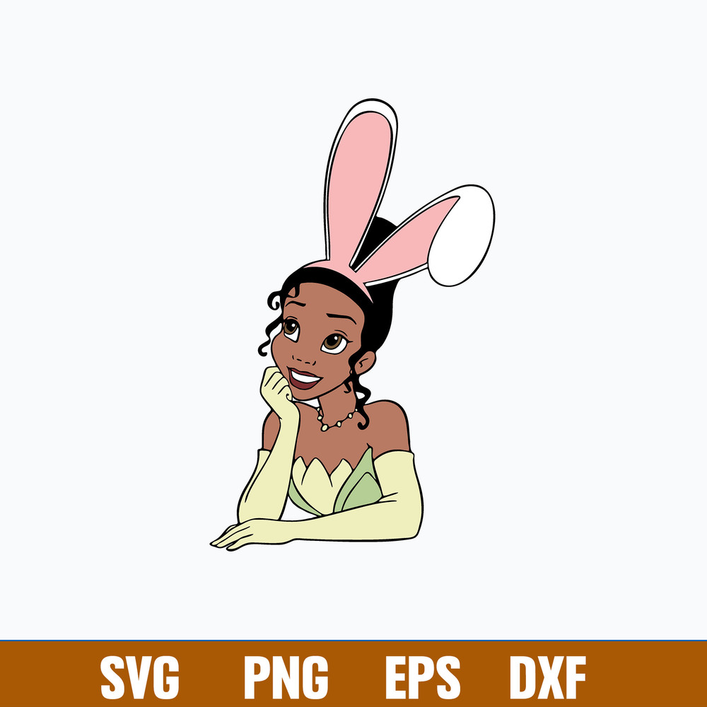 Tiana Princess And The Frog  Svg, Disney Princess Svg, Png Dxf Eps File.jpg