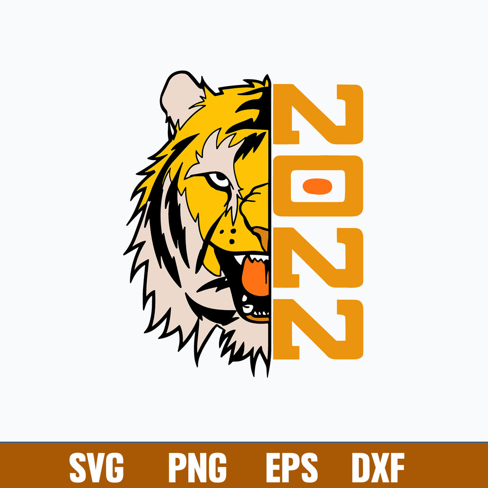 Tiger 2022 Chinese New Year of the Tiger Svg, Png Dxf Eps File.jpg