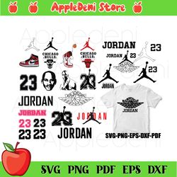 air jordan logos svg bundle