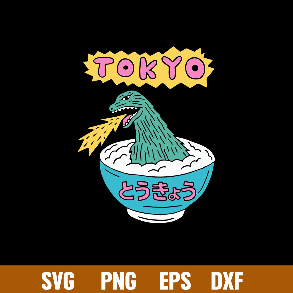 Tokyo Godzilla Svg, Tokyo Svg, Godzilla Svg, Png Dxf Eps File.jpg