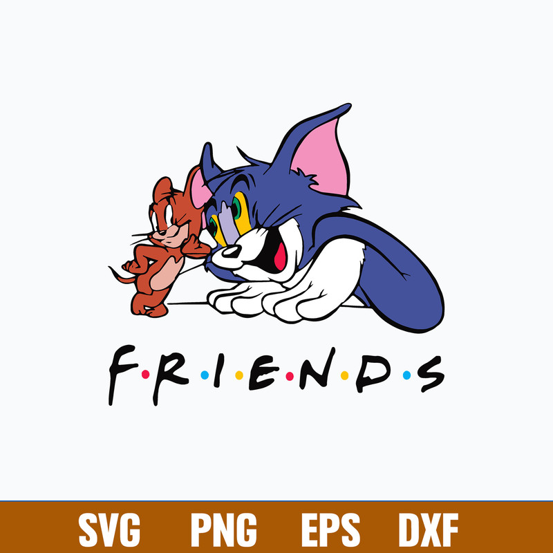 Tom And Jery Friends Svg, Tom Svg, Fery Svg, Png Dxf Eps File.jpg