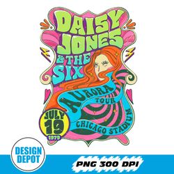 Daisy Jones & The Six Band Concert Png, Bookish Png, Book Lover Gift, Protest Png, Bookish Merch