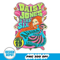 daisy jones & the six band concert png, bookish png, book lover gift, protest png, bookish merch