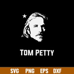 tom petty half face svg, tom petty svg, png dxf eps file