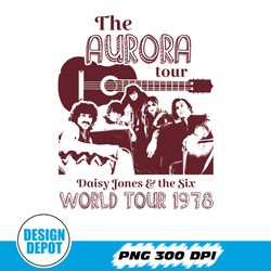 Daisy Jones and The Six Taylor Jenkins Png, Aurora World Tour Merch, Billy Dunne Daisy, Taylor Jenkins Png, Aurora Album