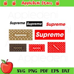 supreme louis vuitton bundle svg, brand svg, louis vuitton logo svg, louis vuitton svg, supreme svg, louis vuitton patte