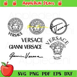 Versace Logo Svg Bundle, Trending Svg, Versace Svg, Gianni Versace Svg, Versace Logo Svg, Gianni Versace Logo, Versace M