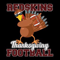 Thanksgiving Football Turkey Washington Redskins,NFL Svg, Football Svg, Cricut File, Svg
