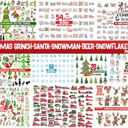 christmas bundle png, merry christmas png, christmas png, western png, santa claus png, bundle png, sublimation designs,