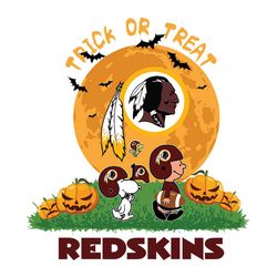 Trick Or Treat Halloween Washington Redskins,NFL Svg, Football Svg, Cricut File, Svg