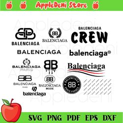 Balenciaga Logos Svg Bundle, Trending Svg, Balenciaga Svg, Balenciaga Logo Svg, Balenciaga Paris Svg, Balenciaga Crew Sv
