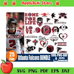 Atlanta Falcons Logos Svg Bundle