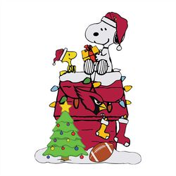 Arizona Cardinals Snoopy Christmas NFL Svg, Football Svg, Cricut File, Svg