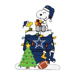 Dallas Cowboys Snoopy Christmas NFL Svg, Football Svg, Cricut File, Svg