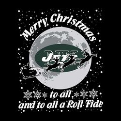Merry Christmas To All And To All New York Jets,NFL Svg, Football Svg, Cricut File, Svg