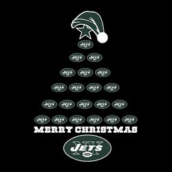 Merry Christmas Tree New York Jets,NFL Svg, Football Svg, Cricut File, Svg