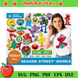 sesame street svg bundle 1000