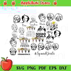 the golden girls svg bundle