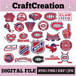 25 files montreal canadiens bundle svg, canadiens svg, nhl svg, nhl svg, hockey cricut, download cut file, clipart c