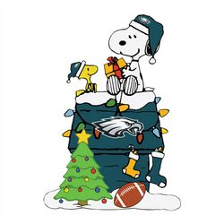 Philadelphia Eagles , Snoopy Christmas NFL Svg, Football Svg, Cricut File, Svg