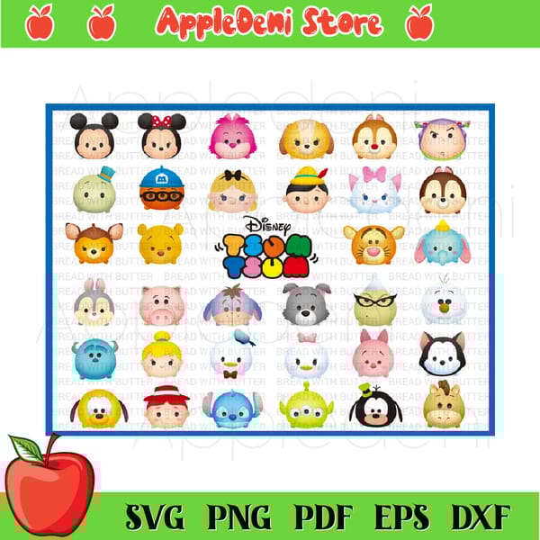 Disney Tsum Tsum Svg Bundle - Inspire Uplift