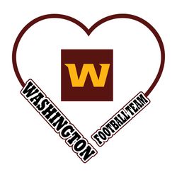 Washington Heart Svg, Sport Svg, Washington Svg, Washington Football Team, Washington Logo Svg, Super Bowl Svg, NFL Team