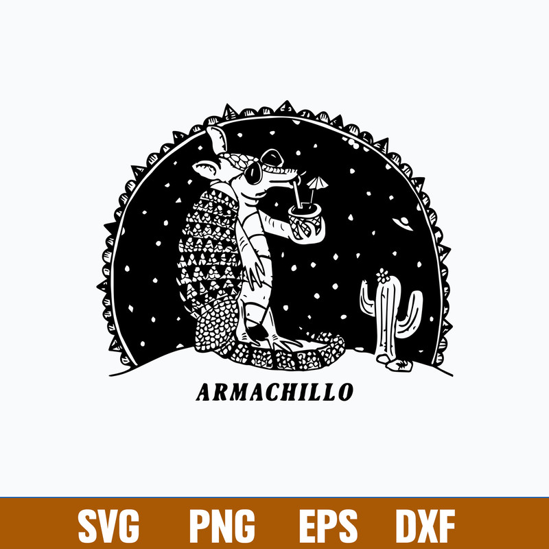 Armadillo T Shirts Armachillo Drinking Cocktails UFO Svg, Funny Svg, Png Dxf Eps File.jpg