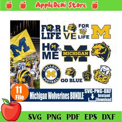 Michigan Wolverines x Svg Bundle