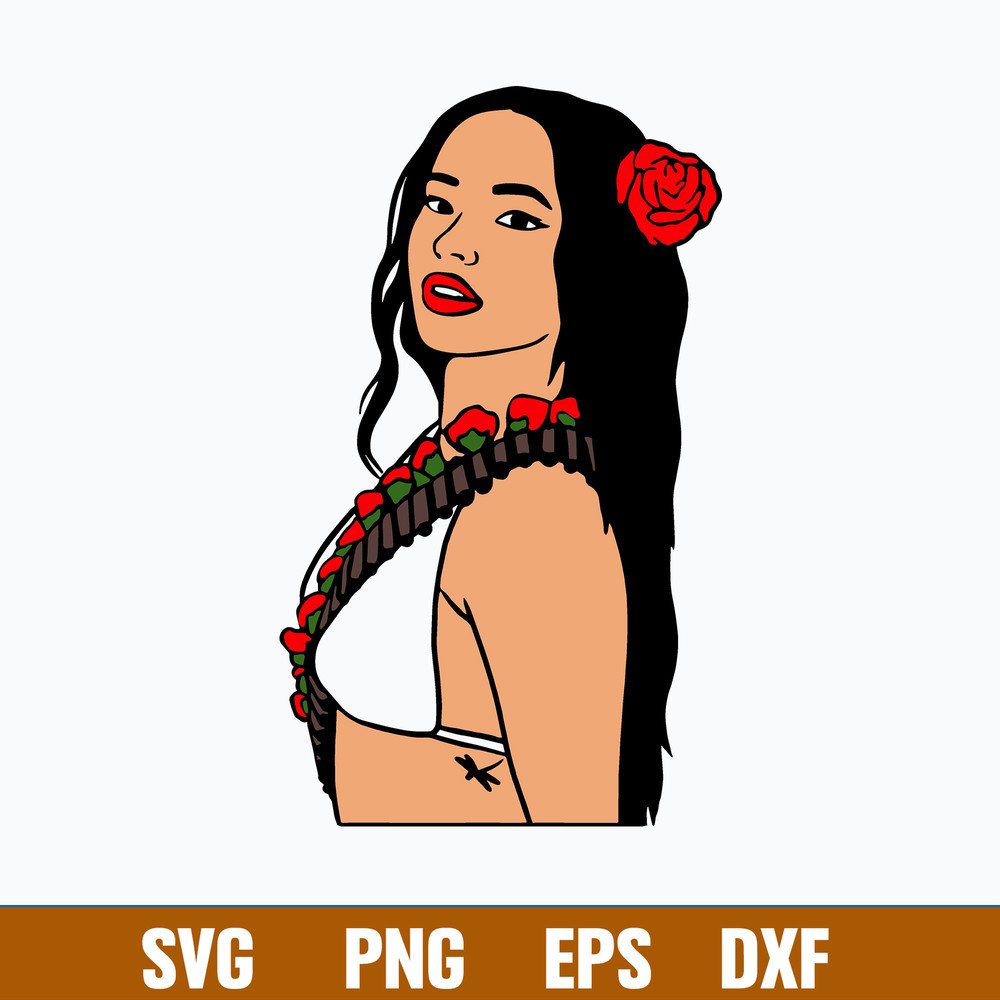 Becky G Svg, Rebbeca Marie Gomez Svg, Singer Svg, Png Dxf Eps File.jpg