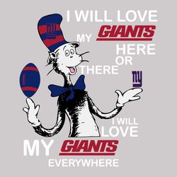 Dr Seuss Giants, Sport Svg, Football Teams Svg, Sport Teams, NFL Svg, NY NFL Svg, Giants Football, Giants Football Team,