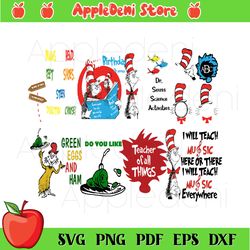 dr seuss svg bundle, dr seuss svg, cat in the hat svg, thing 1 thing 2 svg, dr seuss abc svg, dr seuss quotes, dr seuss