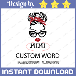 grandma custom svg, grandma custom birthday svg, grandma custom gift design, grandma custom face glasses svg png
