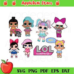 lol doll svg bundle