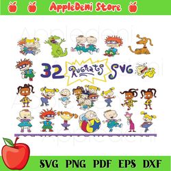 32 rugrats svg bundle