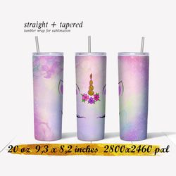 Unicorn tumbler,20 oz skinny tumbler sublimation png,tumbler design,alcoholic ink tumbler,Unicorn sublimation png