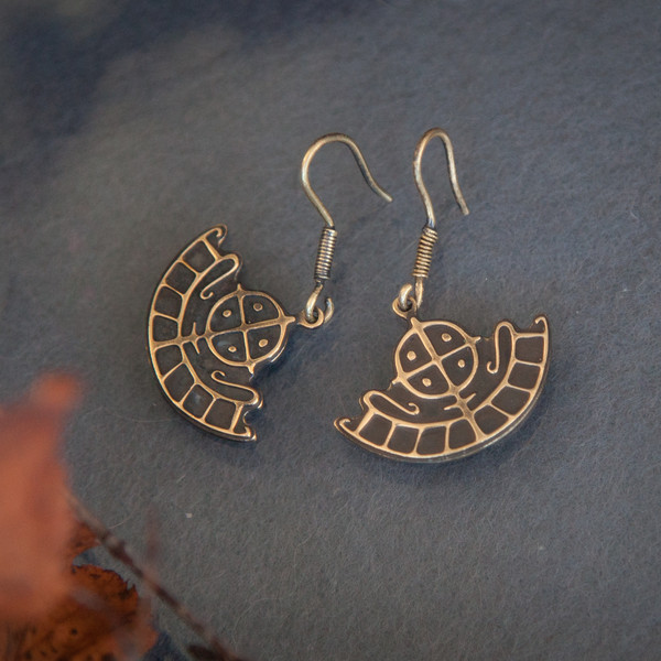 viking-ship-earrings