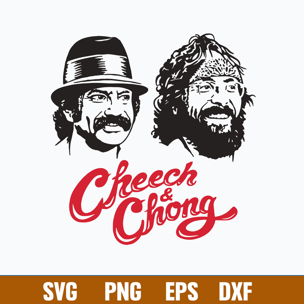 Cheech And Chong 2 Cannabis Svg, Cheech and Chong Svg, Png Dxf Eps File.jpg
