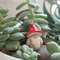 Mushroom gnome miniature figurine - red amanita muscaria  - Mini fairy garden 7.JPG