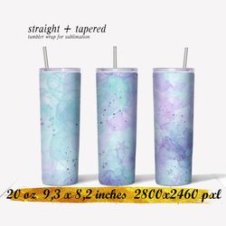 abstract tumbler,alcoholic ink tumbler, 20 oz. skinny tumbler,blue with purple tumbler png