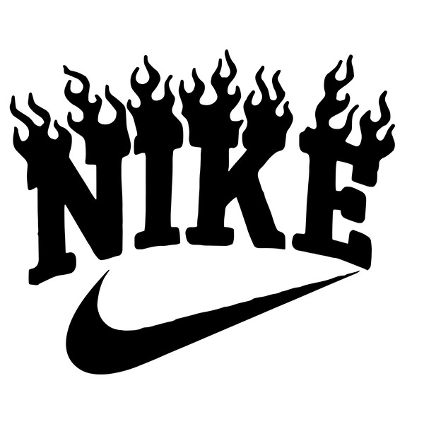 Fire Nike Logo Svg, Logo Brand Svg, Fire Nike Svg, Nike Logo SvgBrand Logo  Svg, Luxury Brand Svg, Fashion Brand Svg, Fam