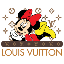 minnie lv logo svg, minnie lv svg, louis vuiton svgbrand logo svg, luxury brand svg, fashion brand svg, famous brand svg