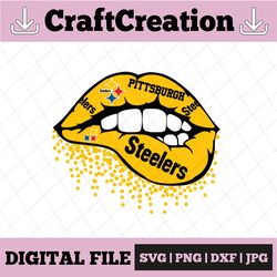 steelers inspired  lips png file sublimation printing, png file printable, sublimation