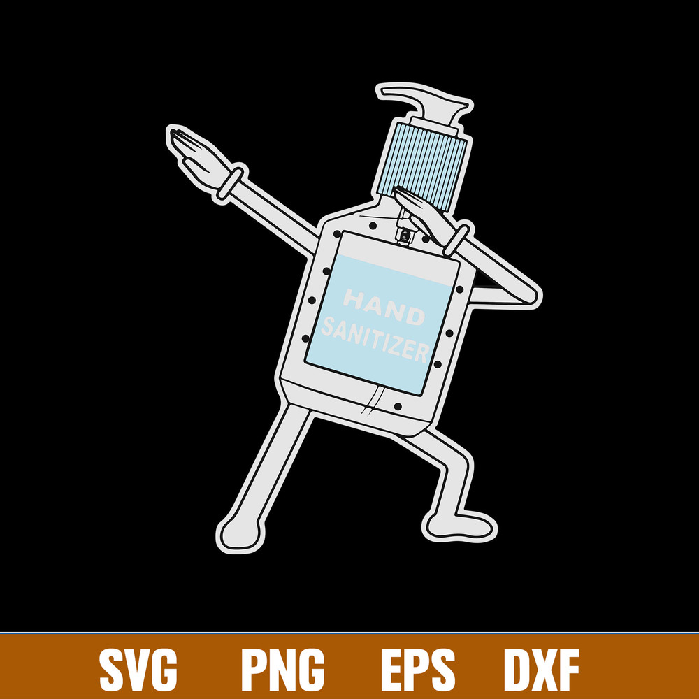 Dabbing Hand Sanitizer Medium Bottle Svg, Png Dxf Eps File.jpg