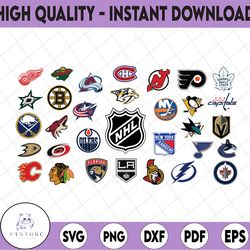 nhl logo svg bundle – hockey league logo–nhl logo nhl svg  clipart digital download